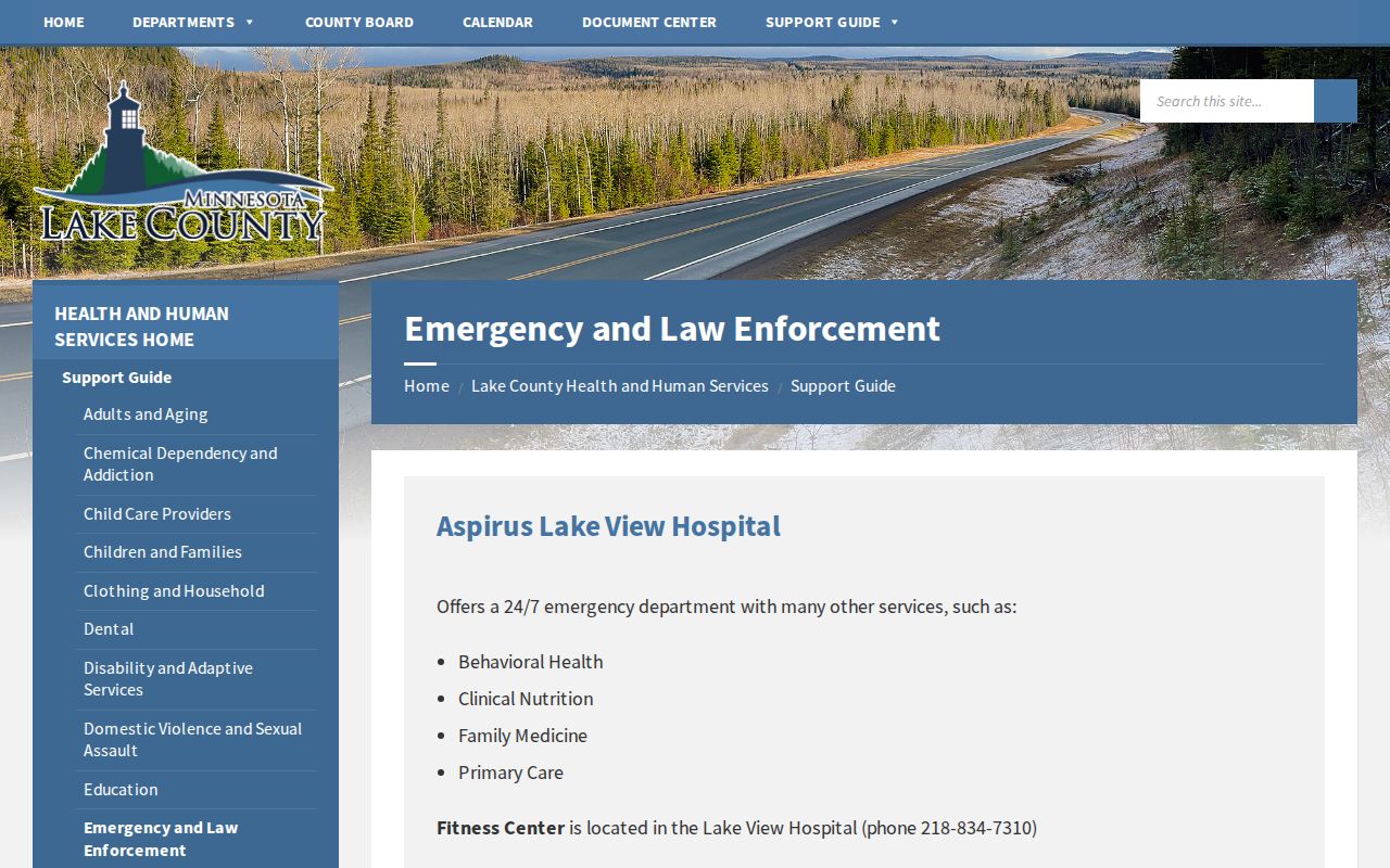 Lake County Beaver Bay law-enforcement directory for agency and arrest-record routing