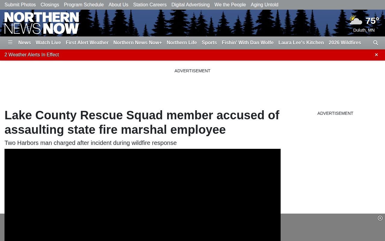 Lake County crime news example from Northern News Now with jail-roster source context